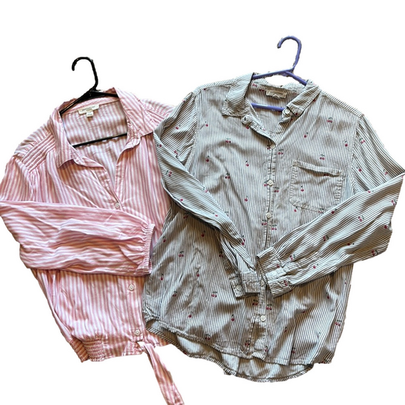 beachlunchlounge Tops - Beach Lunch Lounge Collection Women’s XL Long Sleeve Blouse Bundle